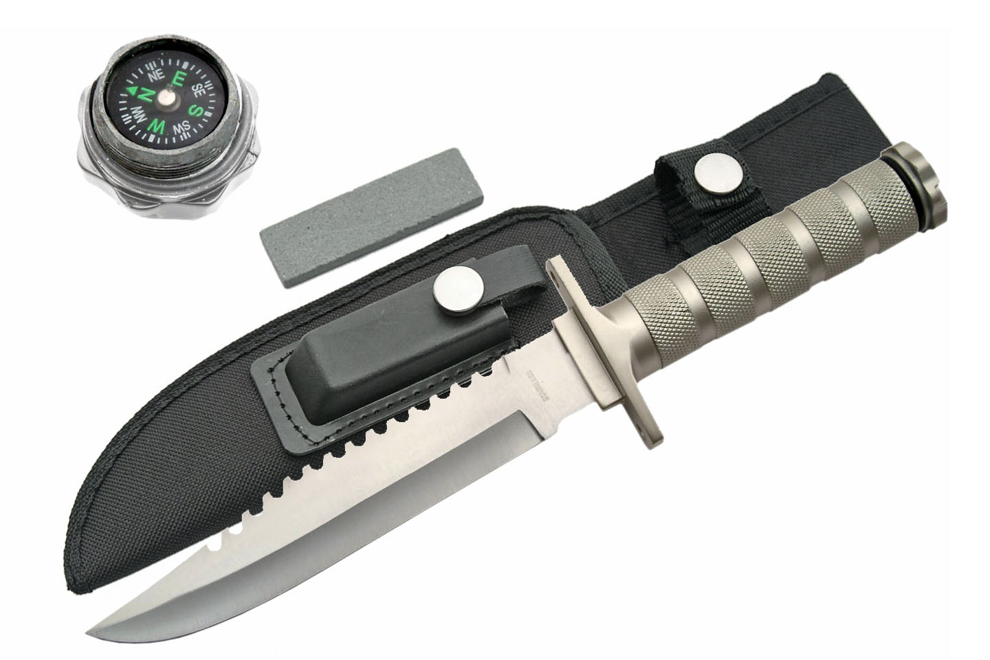 Survival Knife With Compass