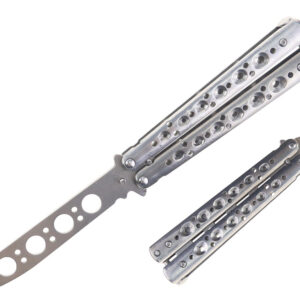Butterfly Balisong Trainer Knife. Dull Blade Stainless steel Practice Knife.