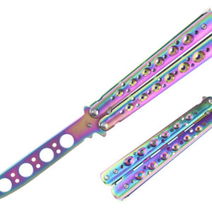 Butterfly Balisong Trainer Knife. Dull Blade Stainless steel Practice Knife.